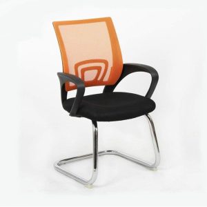 CHINA VISITOR CHAIR - ORANGE COLOUR