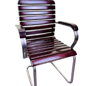 Visitor Chair - Mehogoni Wood SS - Chocolate colour