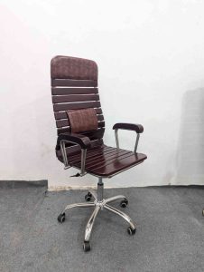 Wood Chair - Hatil Model - Coffee Colour