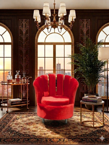পদ্মফুল সোফা - লাল - কালার